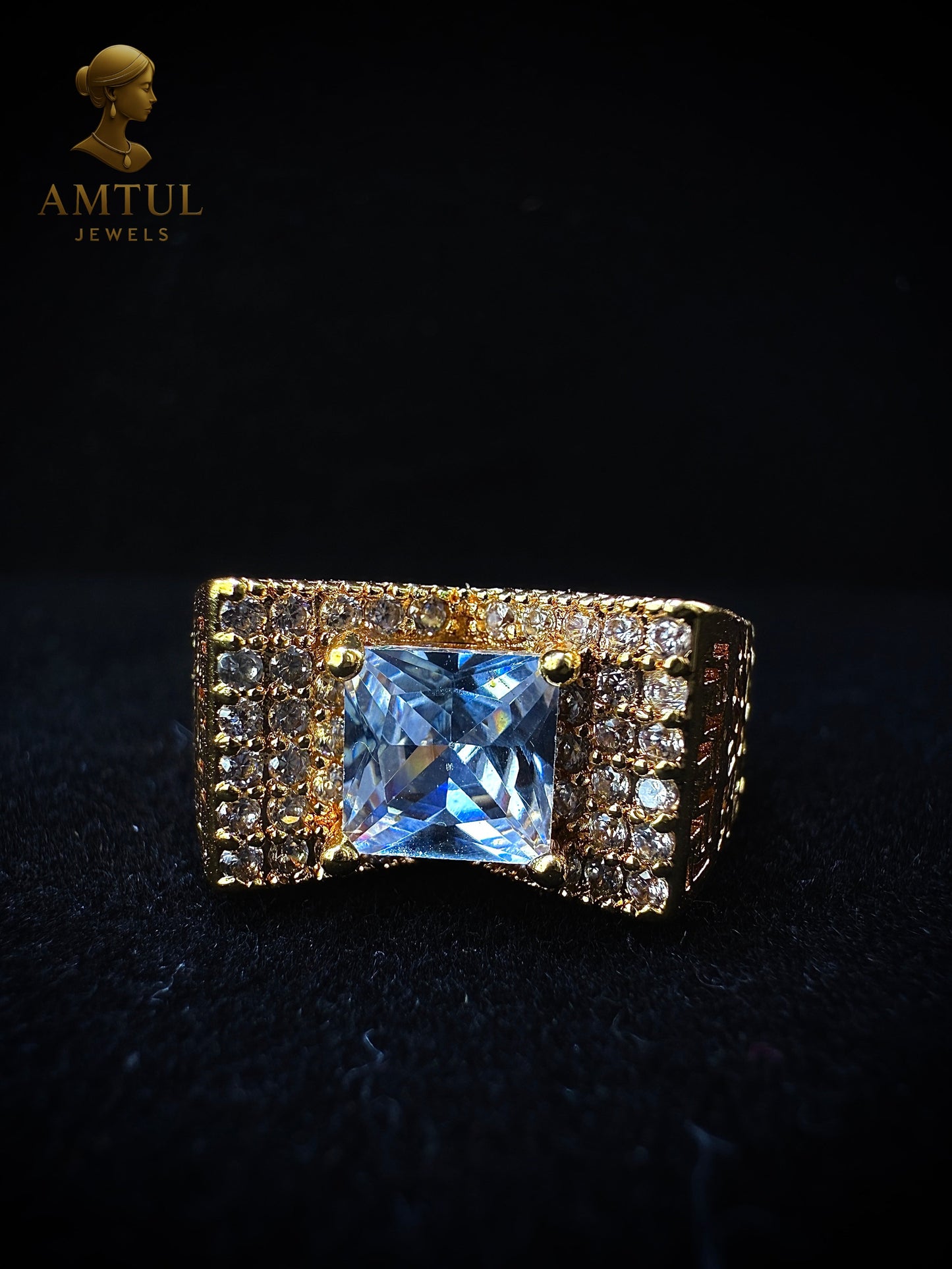 💛✨Gold Plated Diamond Ring ✨💛