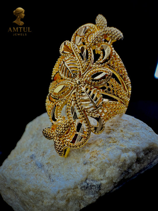 💍Golden Majesty Butterfly Spiral Ring