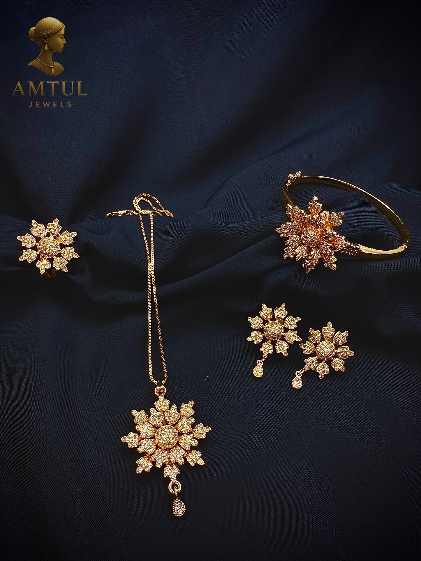 ✨ Amtul Royal Bloom Jewelry Set ✨
