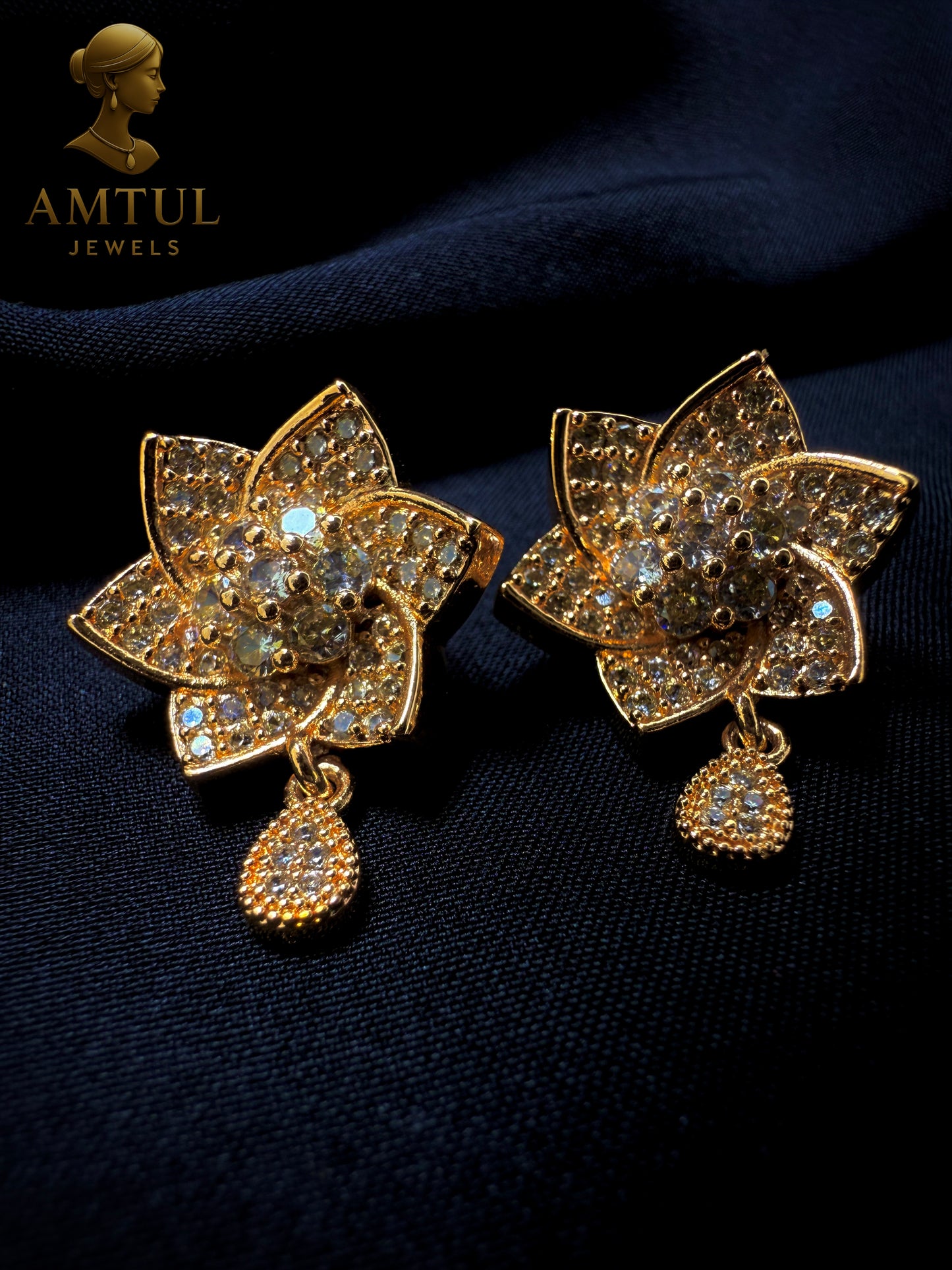 Elite Bloom Crystal Jewelry Set 🌸